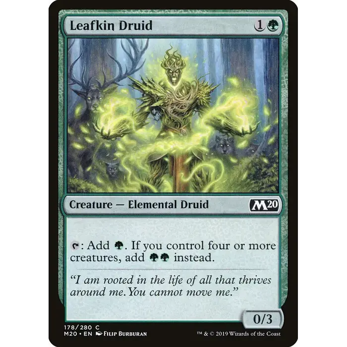 Magic: The Gathering Leafkin Druid (178) Lightly Played