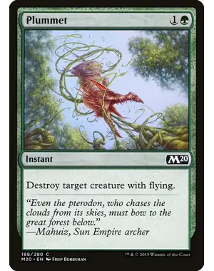 Magic: The Gathering Plummet (188) Lightly Played