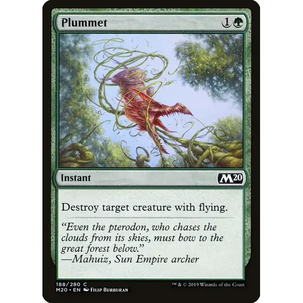 Magic: The Gathering Plummet (188) Lightly Played
