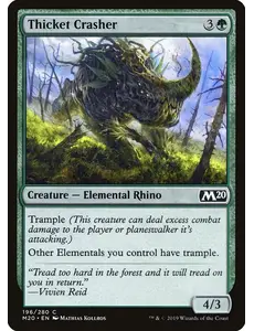 Magic: The Gathering Thicket Crasher (196) Lightly Played
