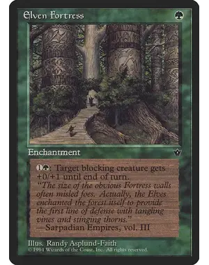 Magic: The Gathering Elven Fortress (Asplund-Faith) (65b) Lightly Played