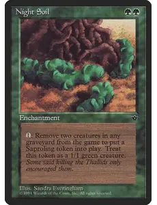 Magic: The Gathering Night Soil (Everingham) (71a) Lightly Played