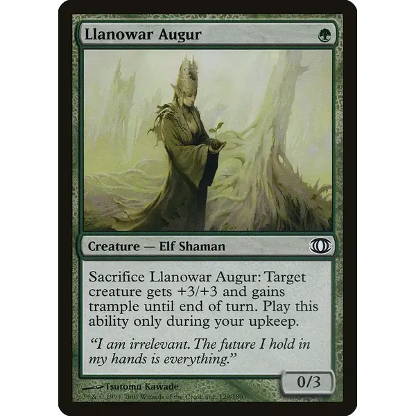 Magic: The Gathering Llanowar Augur (129) Lightly Played