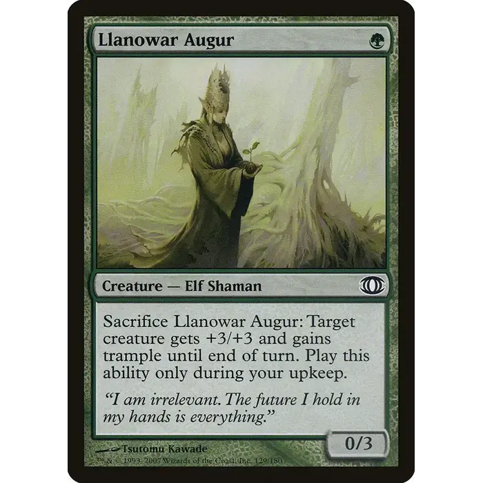 Magic: The Gathering Llanowar Augur (129) Lightly Played