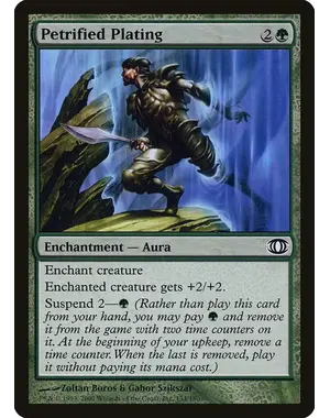 Magic: The Gathering Petrified Plating (133) Lightly Played