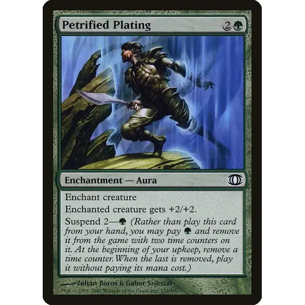 Magic: The Gathering Petrified Plating (133) Lightly Played