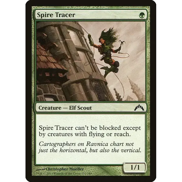 Magic: The Gathering Spire Tracer (135) Lightly Played