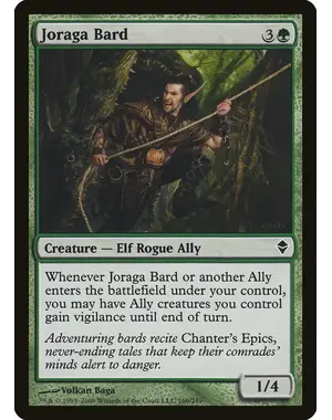 Magic: The Gathering Joraga Bard (166) Lightly Played