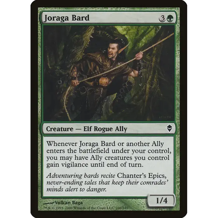Magic: The Gathering Joraga Bard (166) Lightly Played