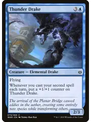 Magic: The Gathering Thunder Drake (73) Lightly Played