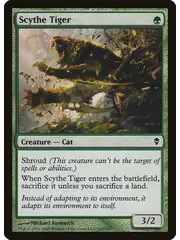 Magic: The Gathering Scythe Tiger (183) Lightly Played