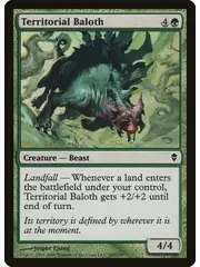 Magic: The Gathering Territorial Baloth (188) Lightly Played