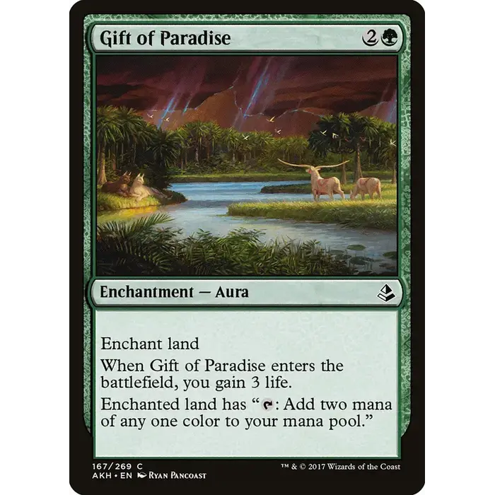 Magic: The Gathering Gift of Paradise (167) Lightly Played