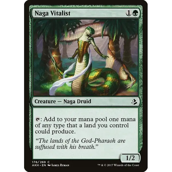 Magic: The Gathering Naga Vitalist (176) Lightly Played