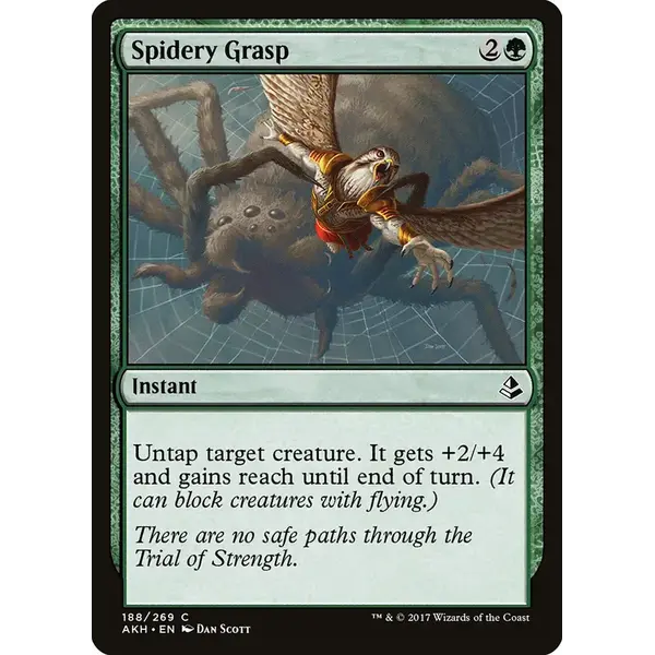 Magic: The Gathering Spidery Grasp (188) Lightly Played