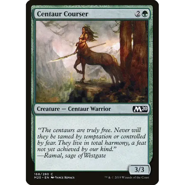 Magic: The Gathering Centaur Courser (168) Lightly Played