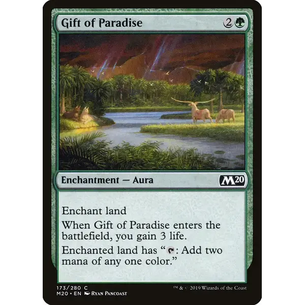 Magic: The Gathering Gift of Paradise (173) Lightly Played