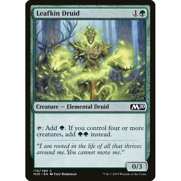 Magic: The Gathering Leafkin Druid (178) Lightly Played