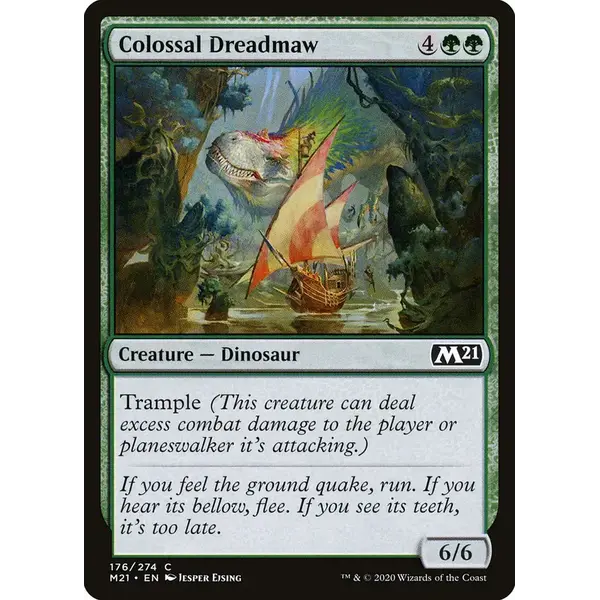 Magic: The Gathering Colossal Dreadmaw (176) Lightly Played