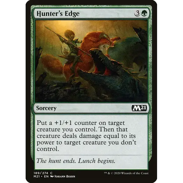 Magic: The Gathering Hunter's Edge (189) Lightly Played