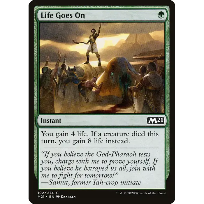Magic: The Gathering Life Goes On (192) Lightly Played