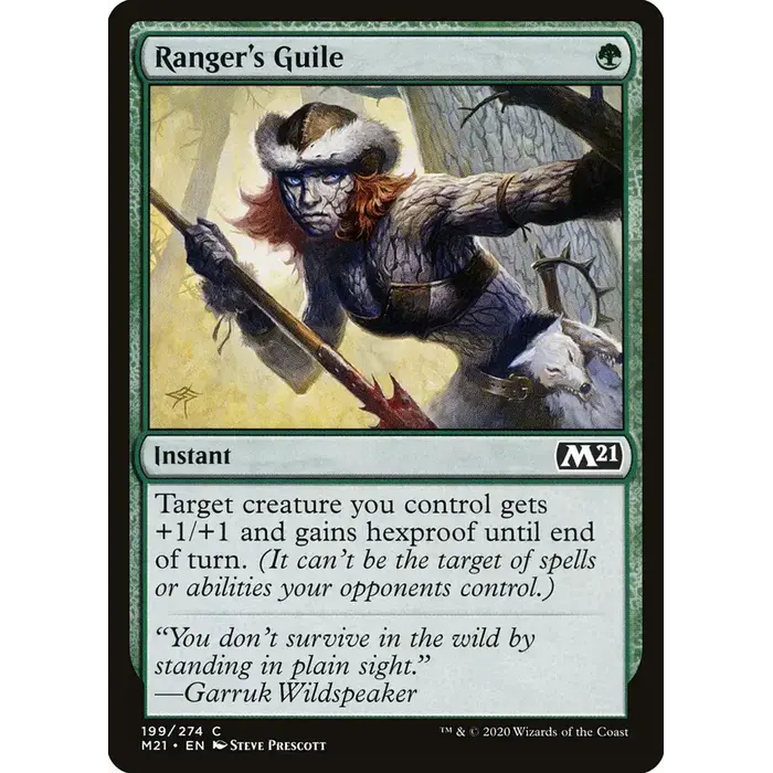Magic: The Gathering Ranger's Guile (199) Lightly Played