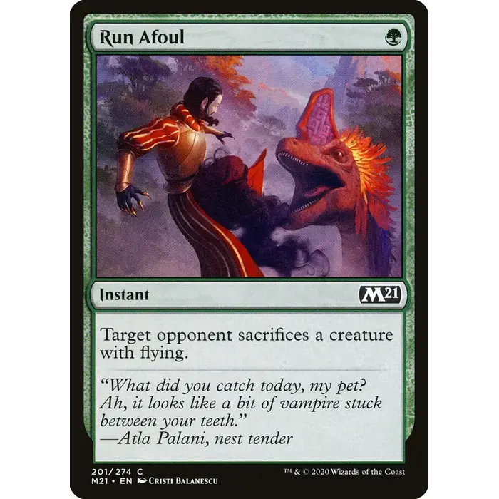 Magic: The Gathering Run Afoul (201) Lightly Played