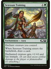 Magic: The Gathering Setessan Training (205) Lightly Played