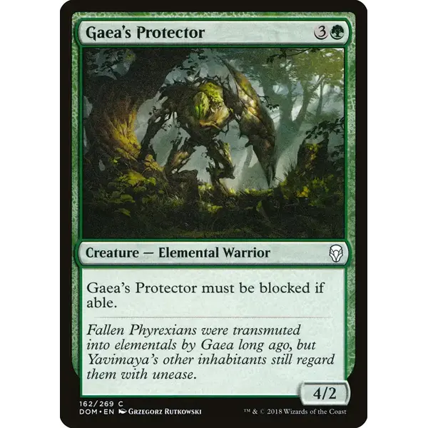 Magic: The Gathering Gaea's Protector (162) Lightly Played