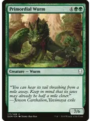 Magic: The Gathering Primordial Wurm (177) Lightly Played