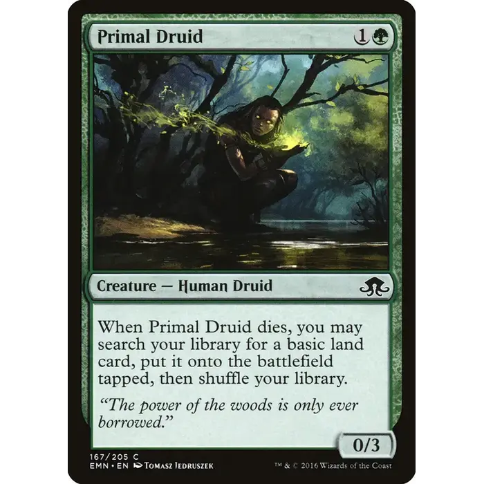Magic: The Gathering Primal Druid (167) Lightly Played
