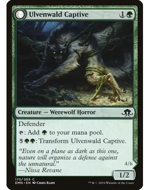 Magic: The Gathering Ulvenwald Captive (175) Lightly Played