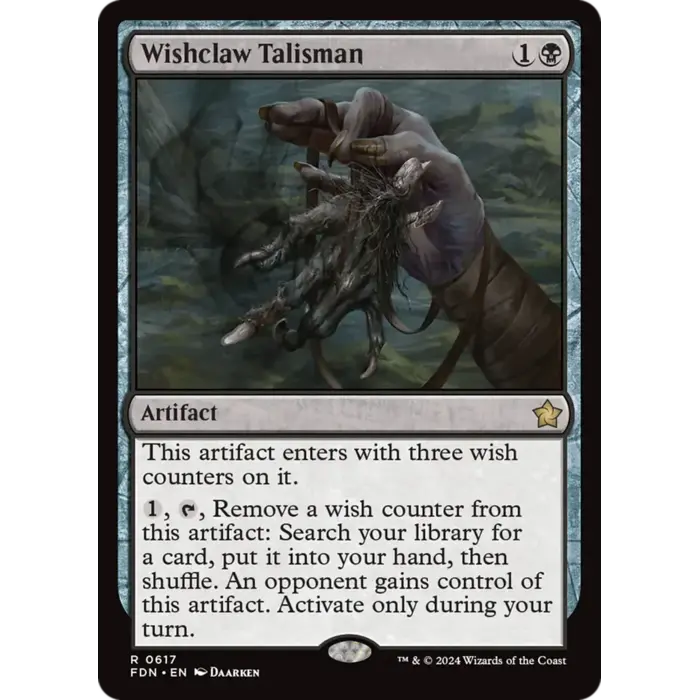 Magic: The Gathering Wishclaw Talisman (617) Lightly Played