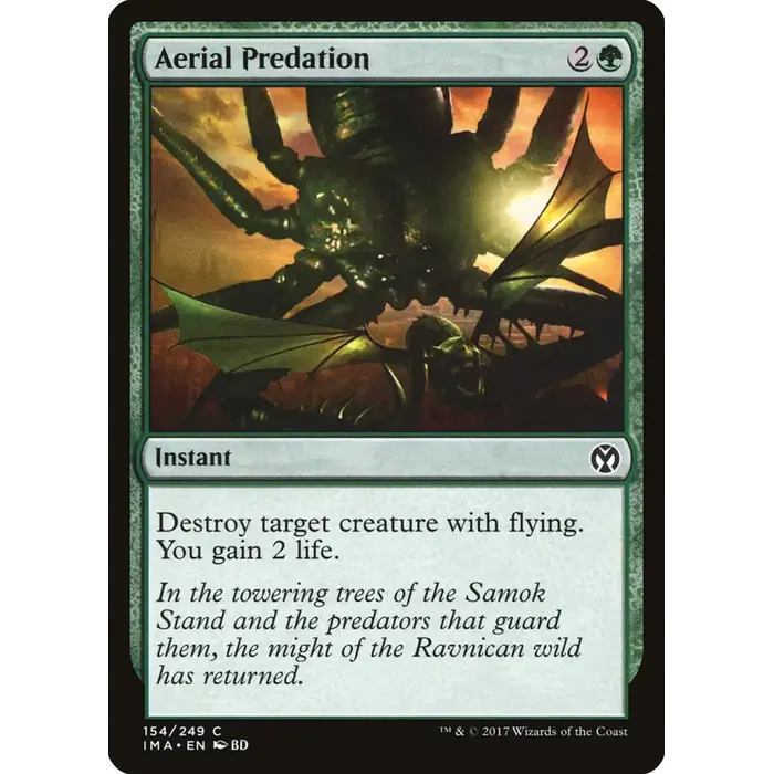 Magic: The Gathering Aerial Predation (154) Lightly Played