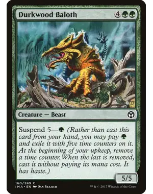 Magic: The Gathering Durkwood Baloth (160) Lightly Played