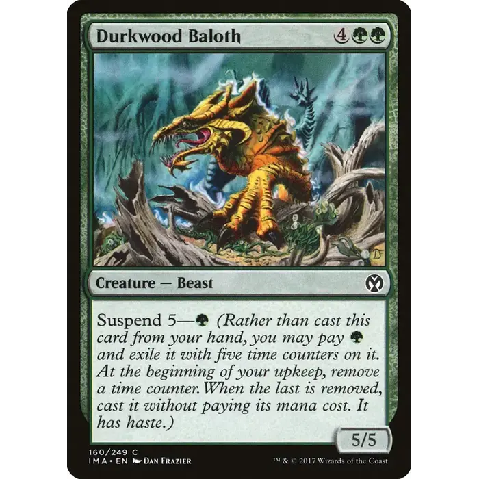 Magic: The Gathering Durkwood Baloth (160) Lightly Played