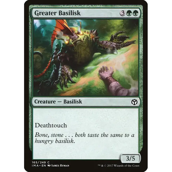 Magic: The Gathering Greater Basilisk (165) Lightly Played