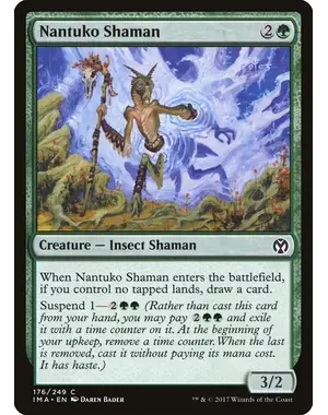 Magic: The Gathering Nantuko Shaman (176) Lightly Played