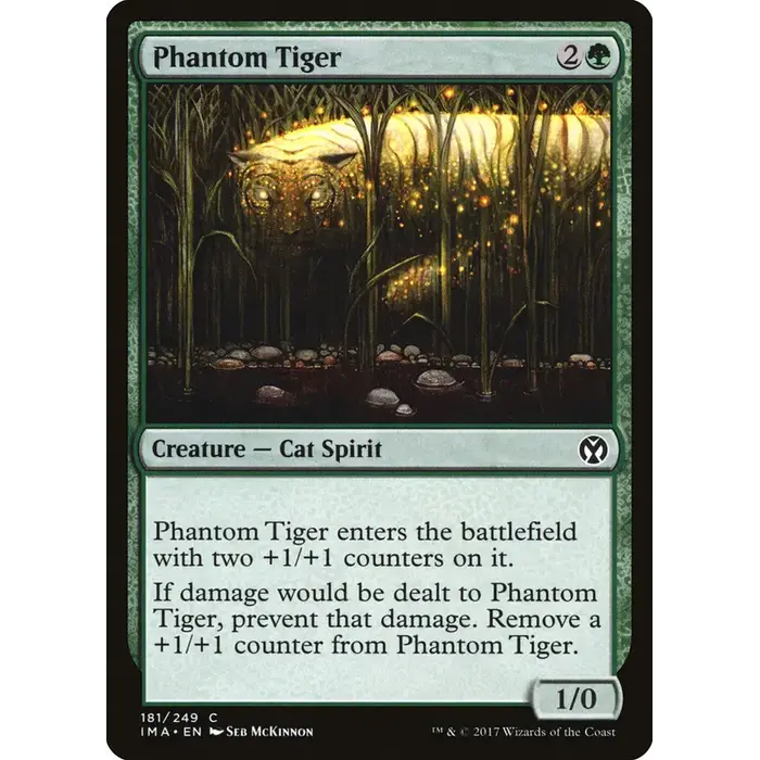 Magic: The Gathering Phantom Tiger (181) Lightly Played