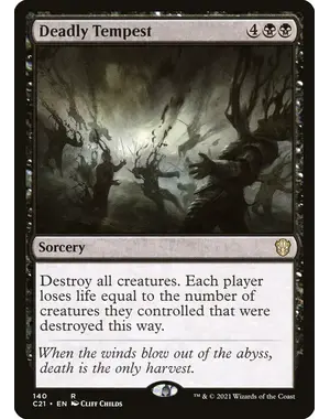 Magic: The Gathering Deadly Tempest (C15-19) Lightly Played