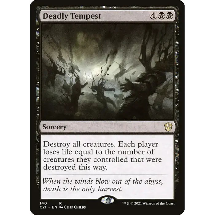 Magic: The Gathering Deadly Tempest (C15-19) Lightly Played