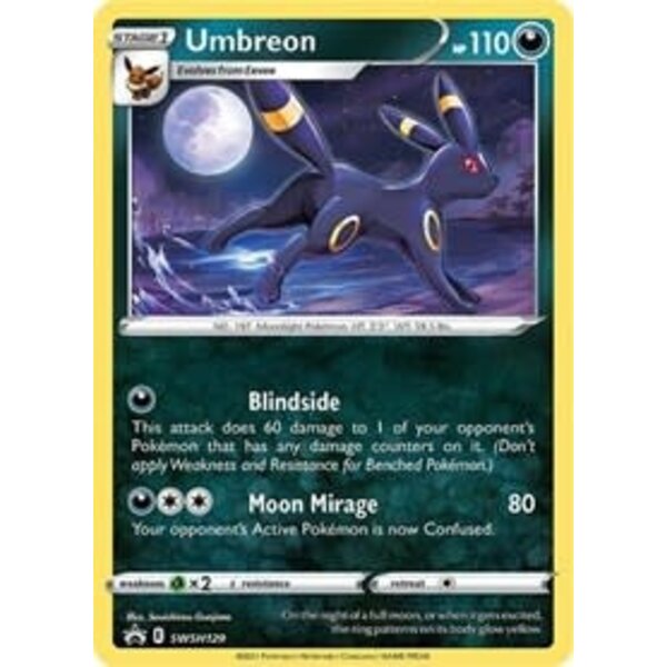 Pokemon Umbreon (SWSH129) Lightly Played Holofoil