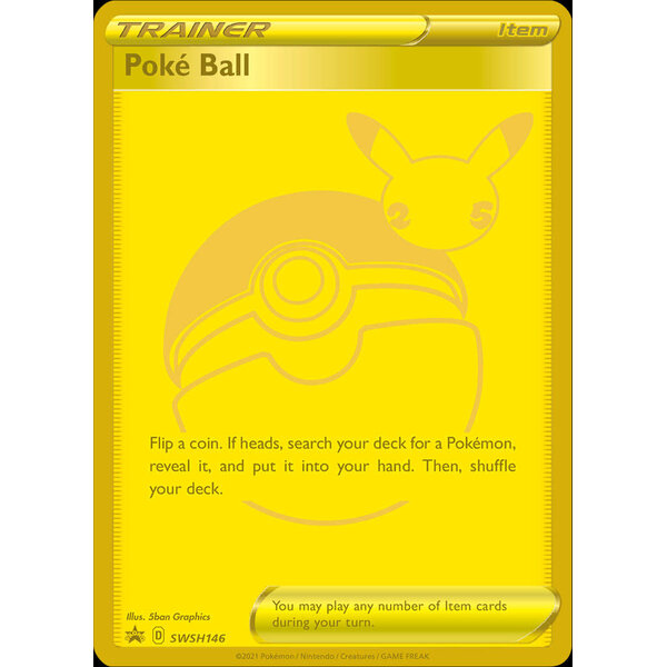 Pokemon Poke Ball (SWSH146) Near Mint Holofoil