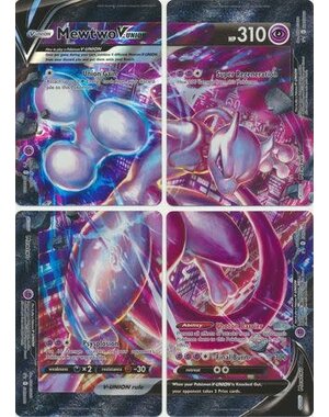 Pokemon Mewtwo V-UNION [Set of 4] (SWSH159-162) Lightly Played Holofoil