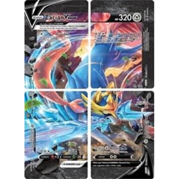 Pokemon Zacian V-UNION [Set of 4] (SWSH165) Lightly Played Holofoil
