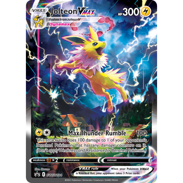 Pokemon Jolteon VMAX (SWSH184) Near Mint Holofoil