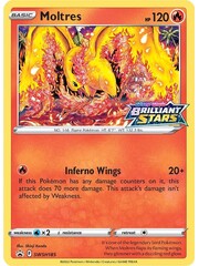 Pokemon Moltres (Prerelease) (SWSH185) Near Mint Holofoil