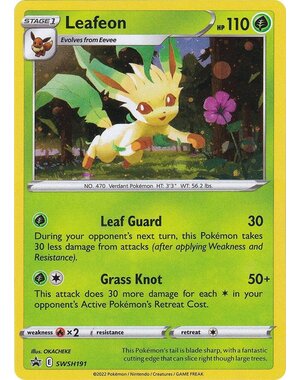 Pokemon Leafeon (SWSH191) Lightly Played Holofoil
