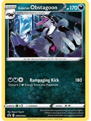 Pokemon Galarian Obstagoon (SWSH193) Lightly Played