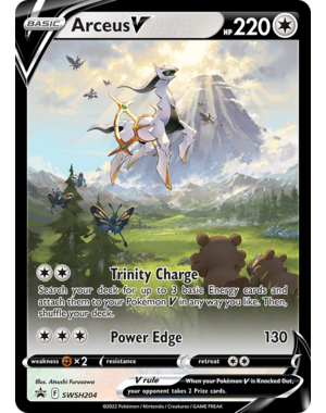 Pokemon Arceus V (SWSH204) Lightly Played Holofoil